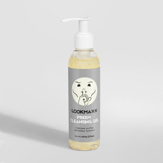 LOOKMAXX Oil-free Gentle Cleansing Botanical Face Wash Gel 6oz