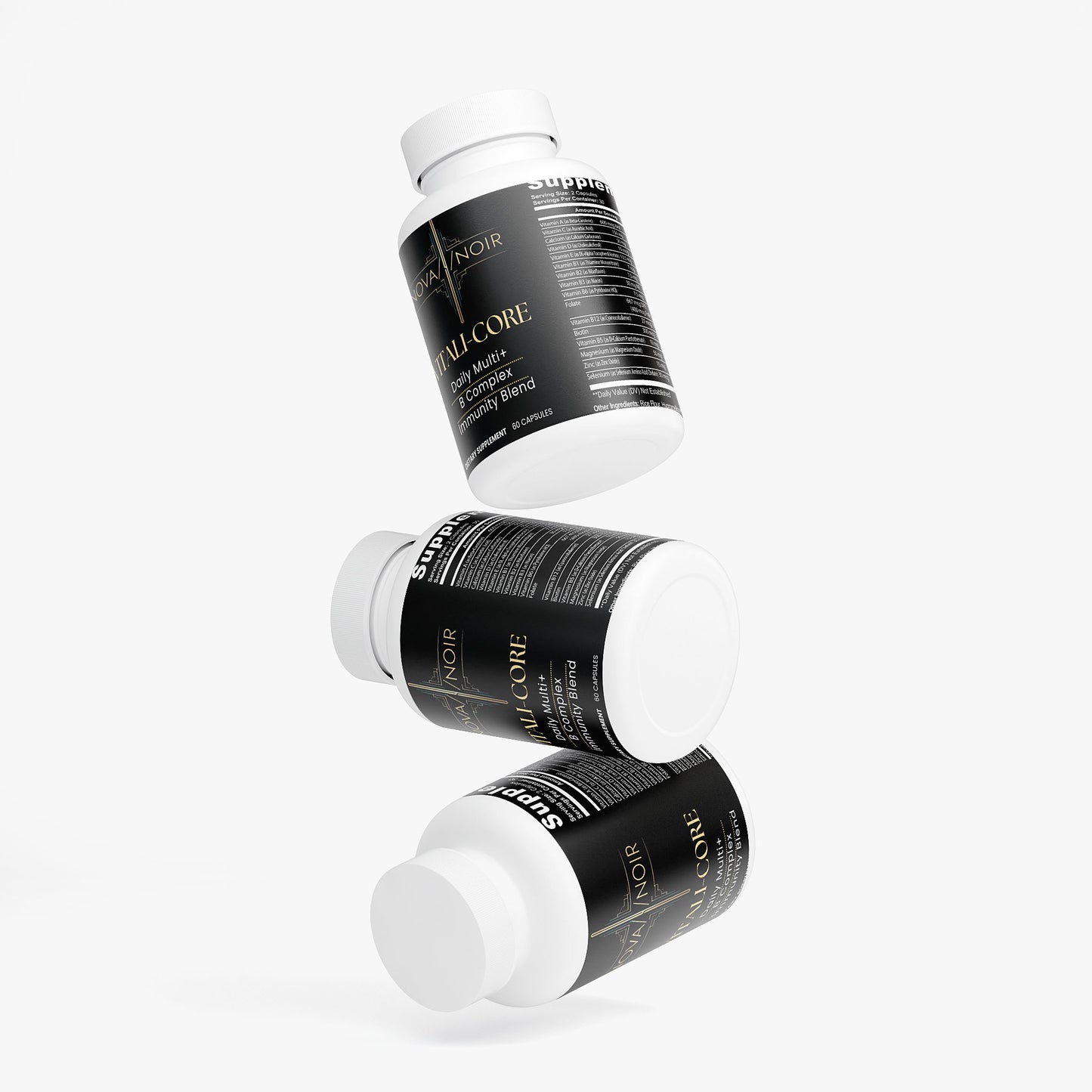 NOVA NOIR VITALI-CORE Daily Multivitamin, B Complex, and Immunity blend