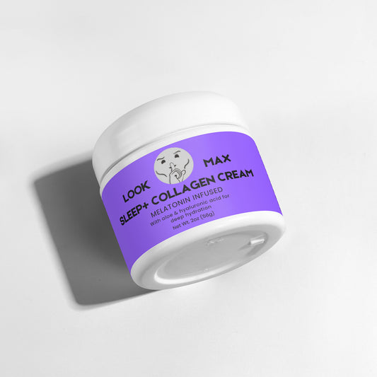 LOOKMAXX Sleep+ Melatonin Infused Collagen Cream