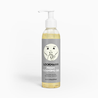 LOOKMAXX Oil-free Gentle Cleansing Botanical Face Wash Gel 6oz