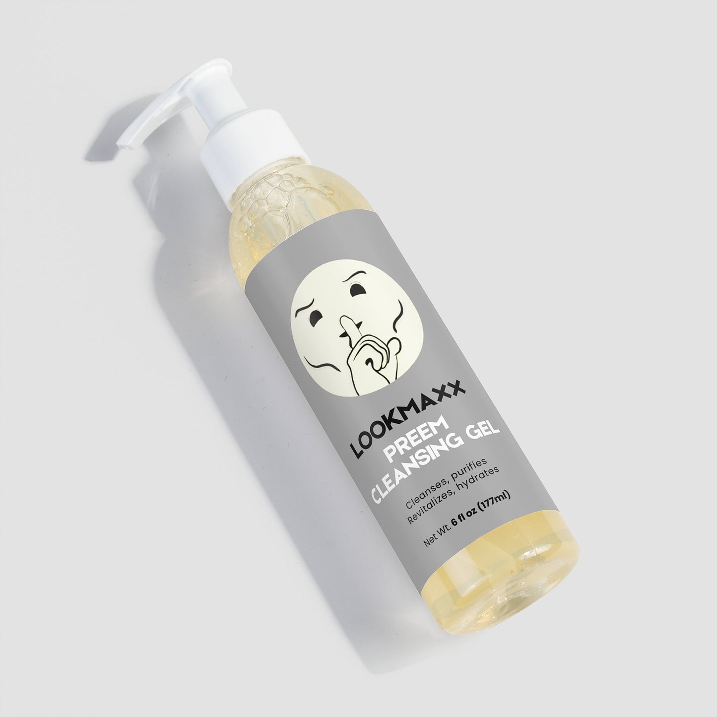 LOOKMAXX Oil-free Gentle Cleansing Botanical Face Wash Gel 6oz