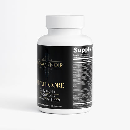 NOVA NOIR VITALI-CORE Daily Multivitamin, B Complex, and Immunity blend