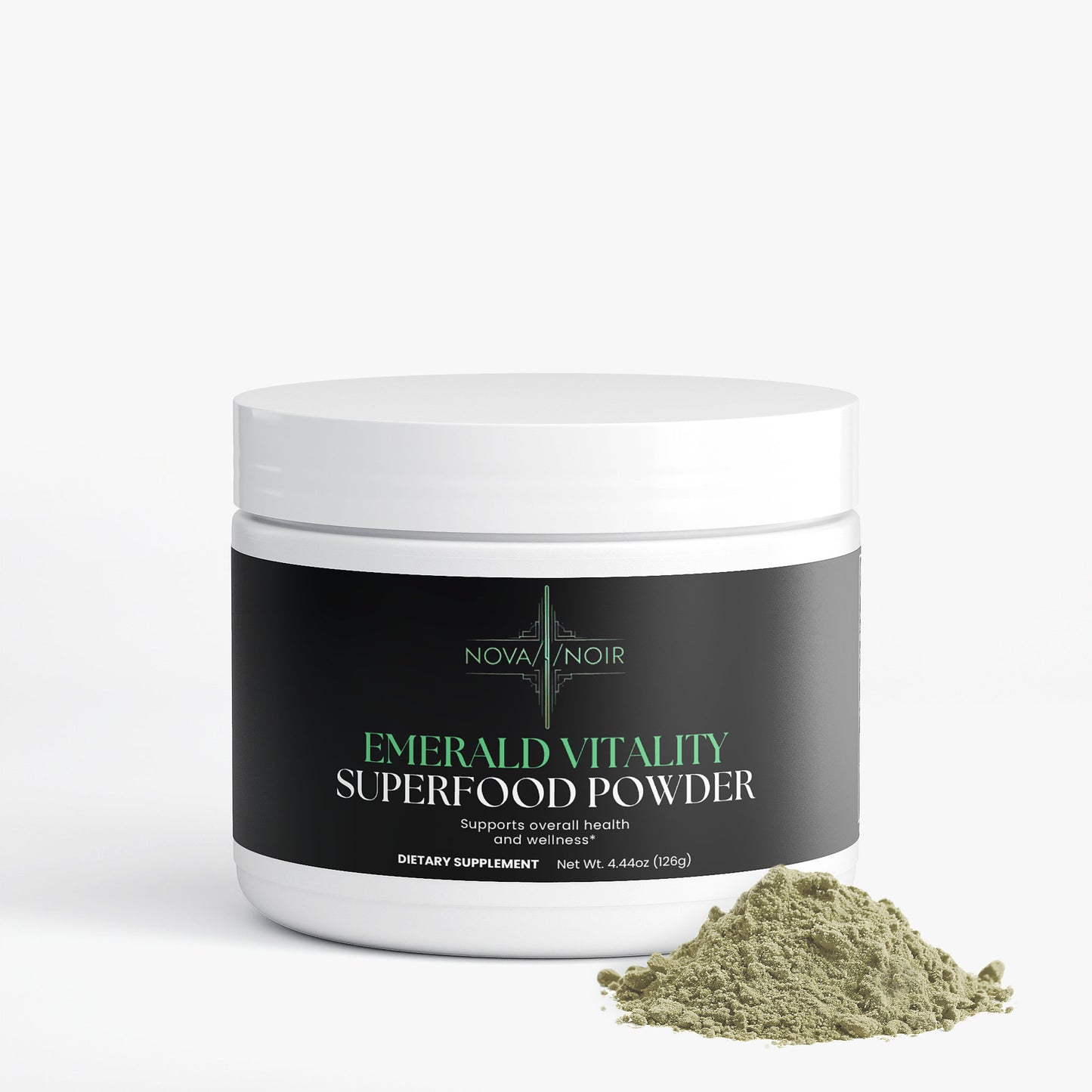 NOVA NOIR Emerald Vitality Greens Superfood Powder