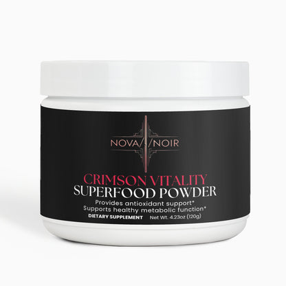 NOVA NOIR Crimson Vitality Red Superfood Powder