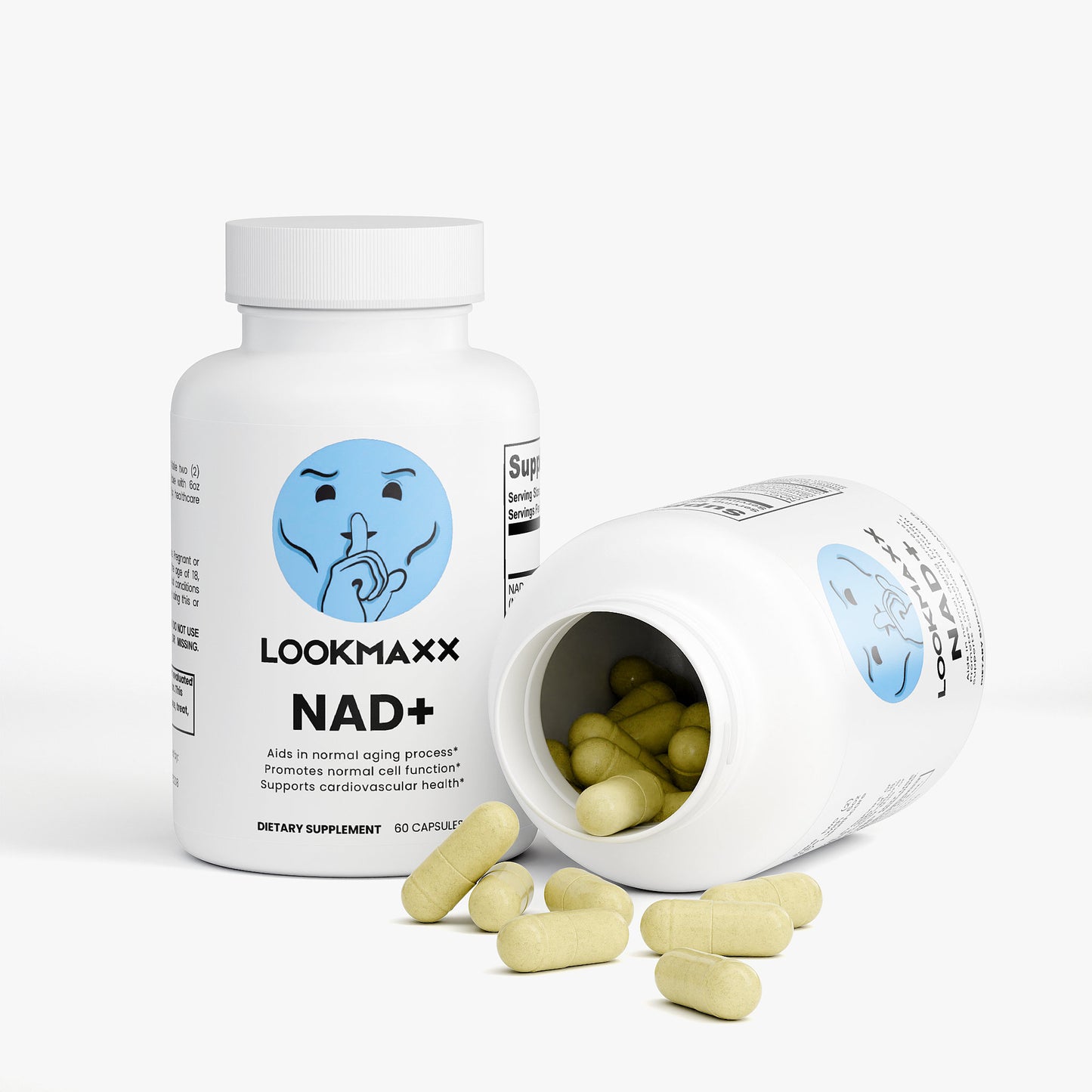 LOOKMAXX 500mg NAD+ Quercetin Resveratrol Capsules