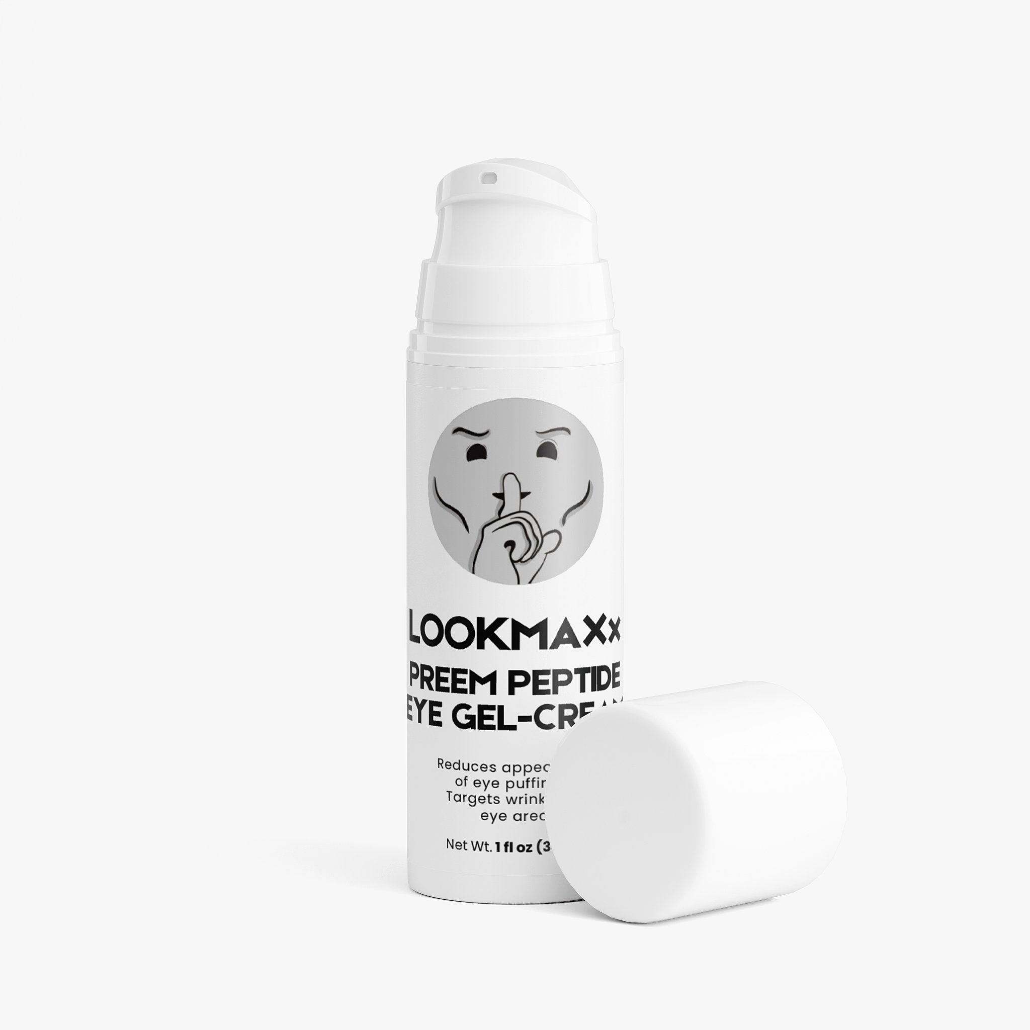 LOOKMAXX Peptide Eye Gel-Cream | De-Puffing & Firming Architecture