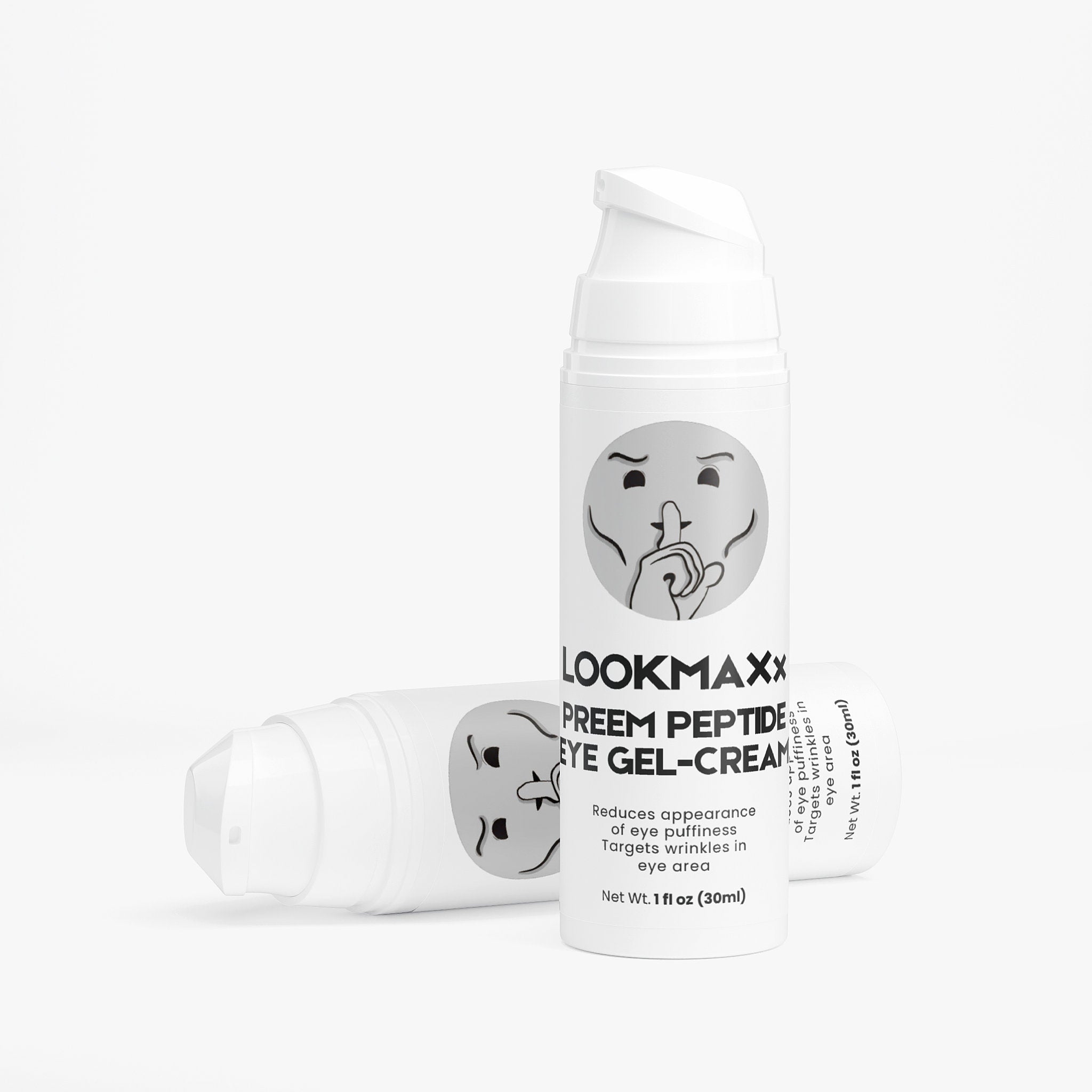 LOOKMAXX Peptide Eye Gel-Cream | De-Puffing & Firming Architecture