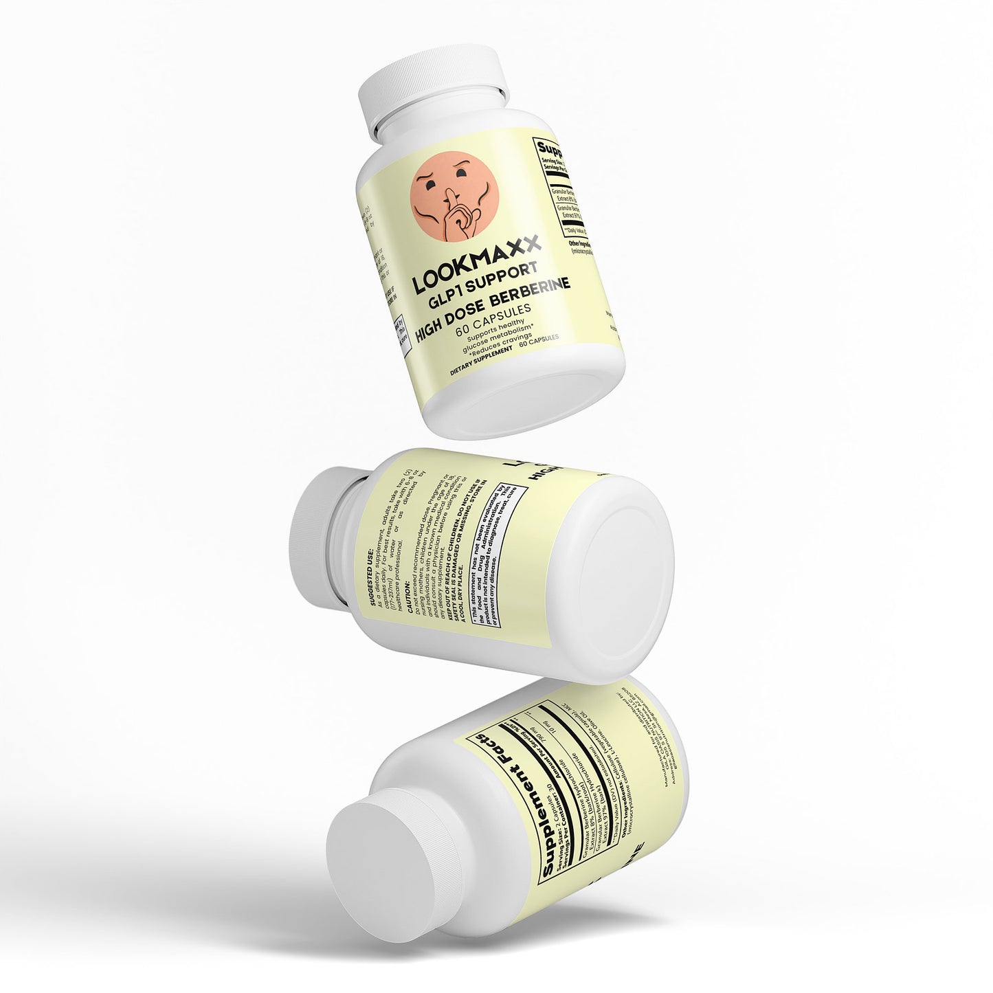 LOOKMAXX GLP1 Support High Dose Berberine 800mg