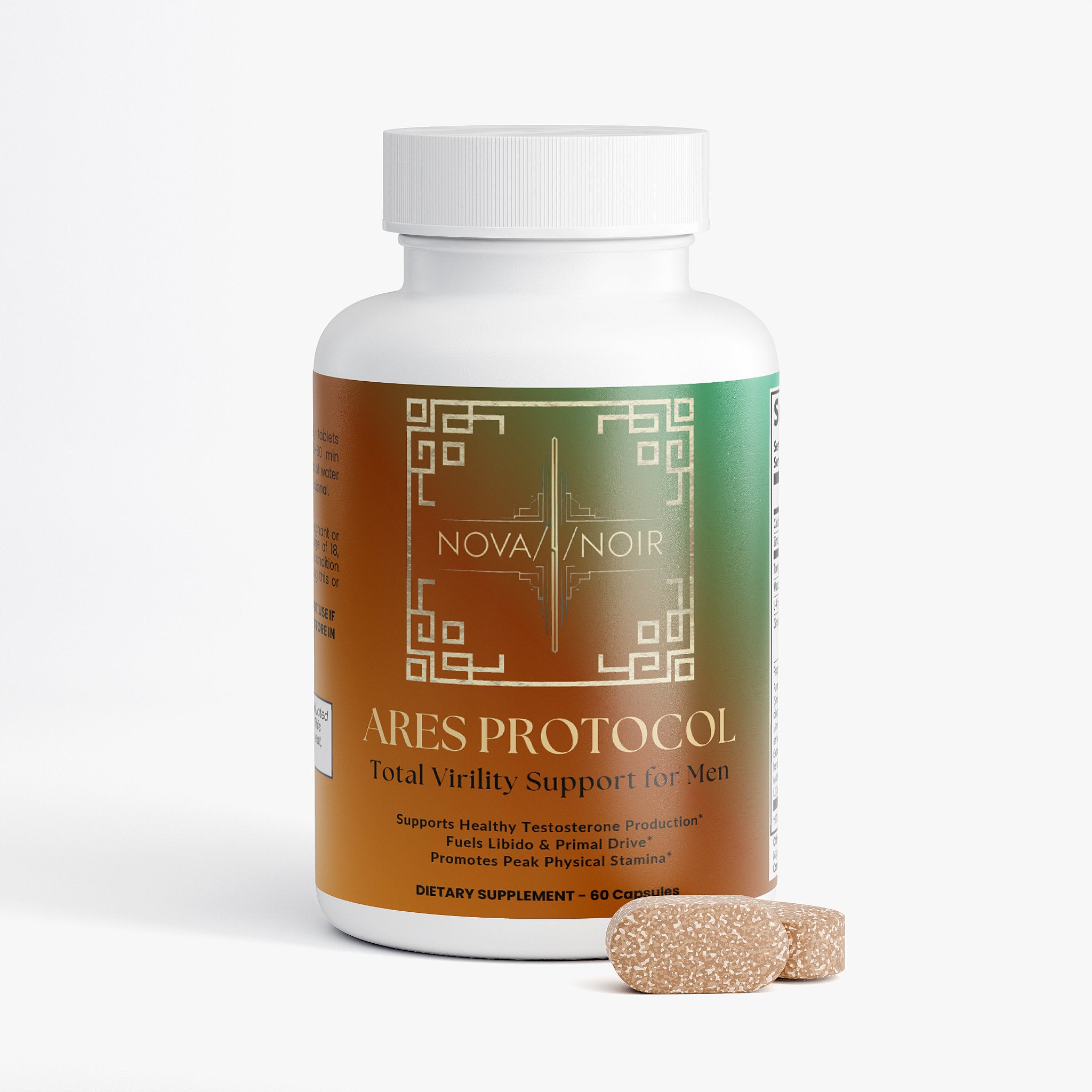 NOVA NOIR Ares Protocol | Male Vitality & Testosterone Support