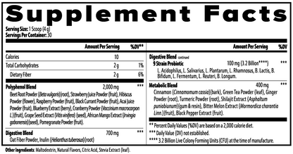 NOVA NOIR Crimson Vitality Red Superfood Powder
