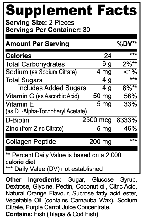 LOOKMAXX Collagen Gummies (Adult)