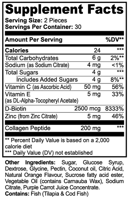 LOOKMAXX Collagen Gummies (Adult)