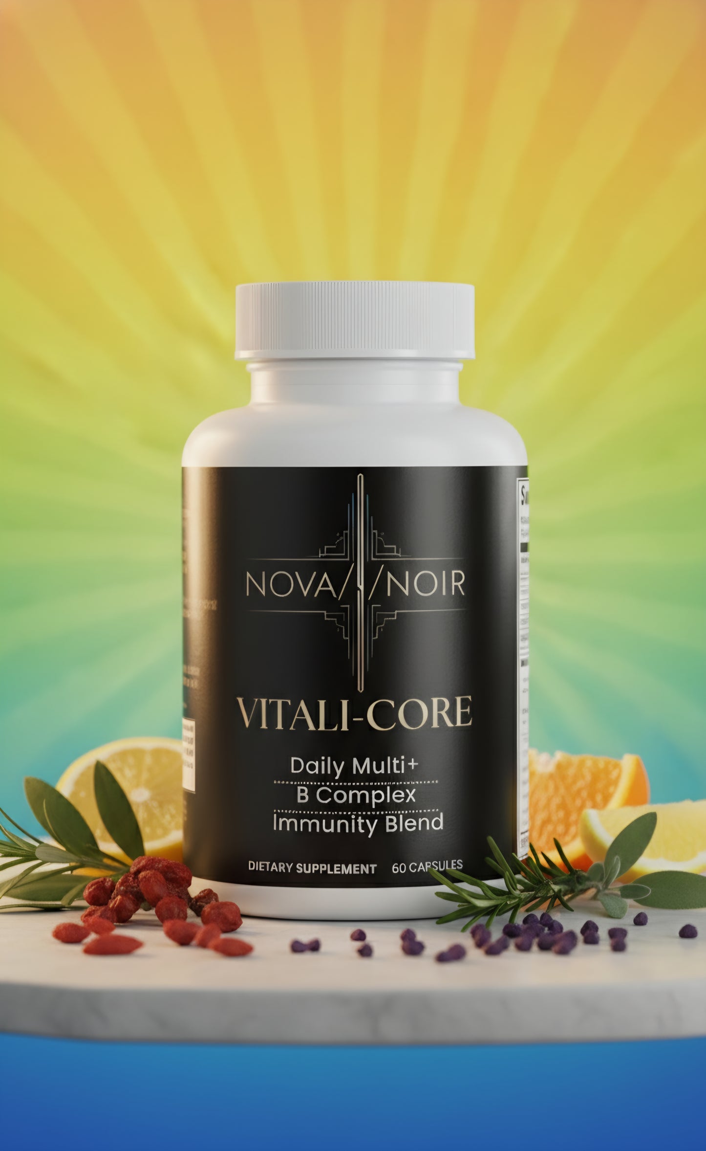 NOVA NOIR VITALI-CORE Daily Multivitamin, B Complex, and Immunity blend